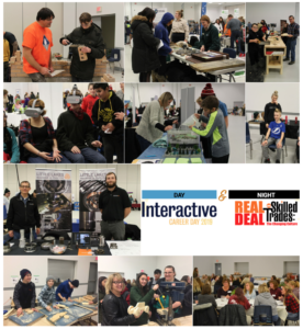 Collage of pictures for 2019 Real Deal and Interactive Day